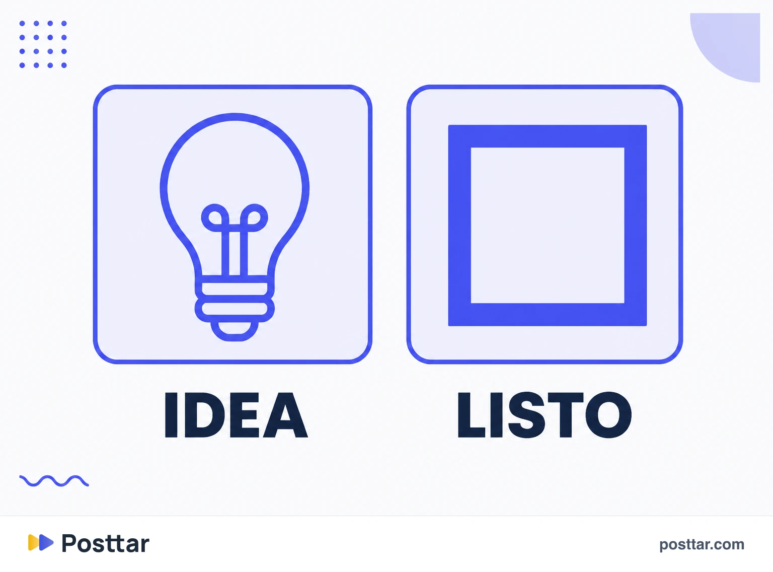 Infografía de la diferencia entre banco y lista de ideas