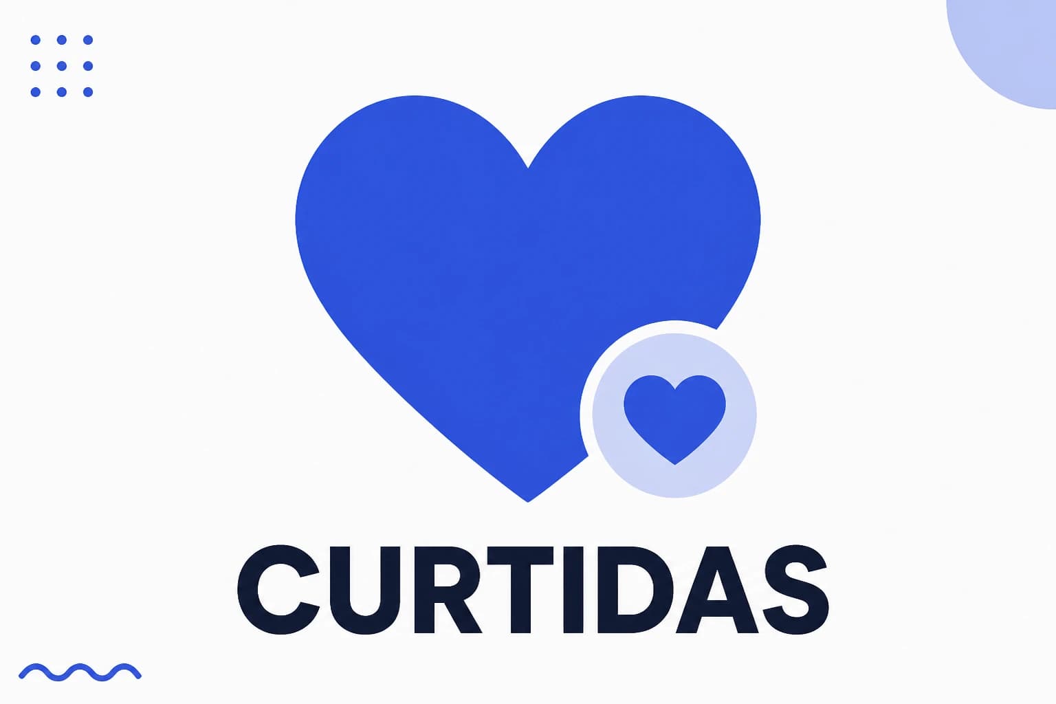 Ilustração de curtidas no Instagram, com o ícone de coração e a contagem