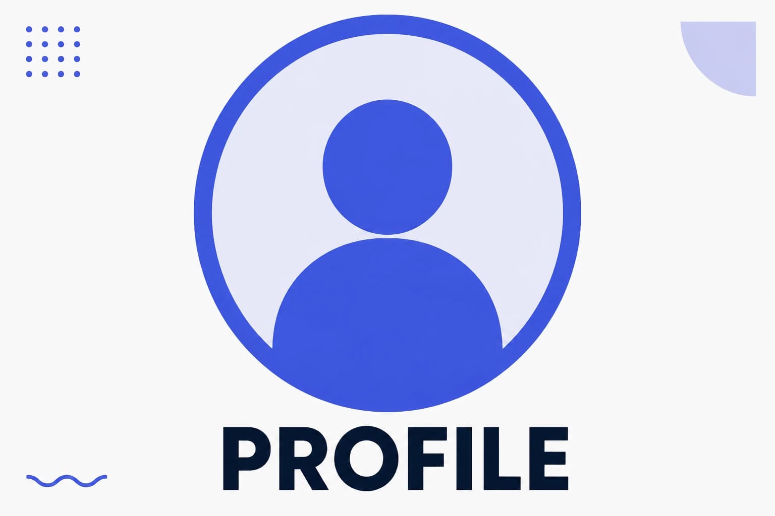 Illustration of a circular Instagram profile picture