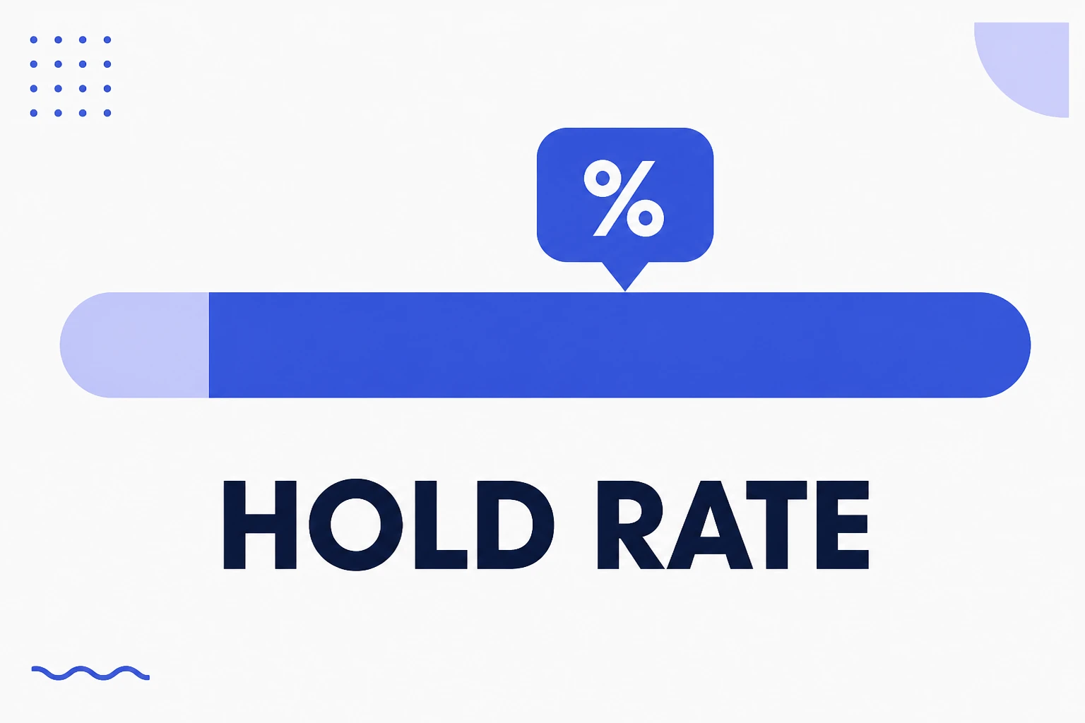 Illustration of hold rate, showing the share that continued past the hook