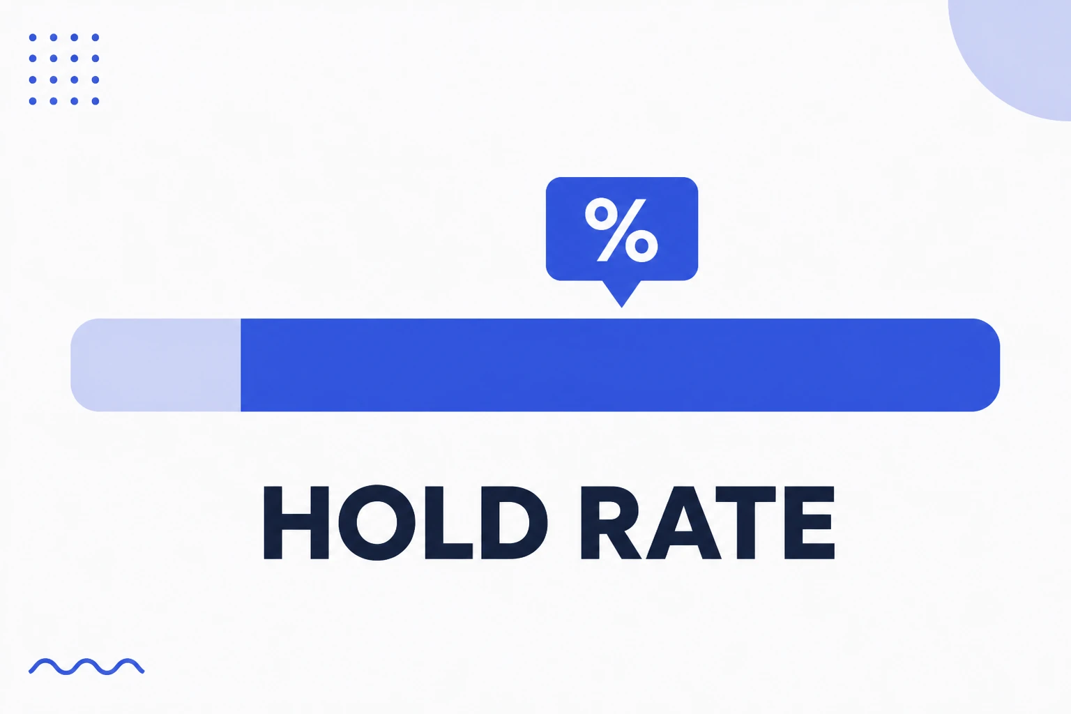 Ilustración del hold rate, con la porción que continuó tras el gancho
