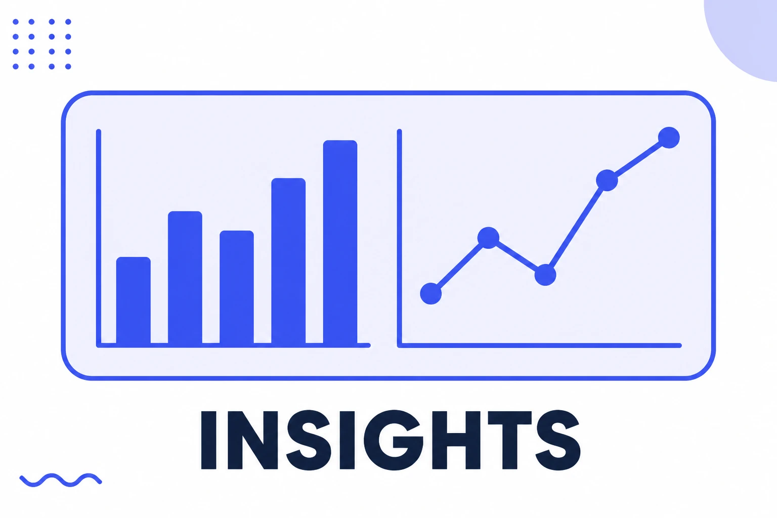 Illustration of the Instagram Insights panel with charts