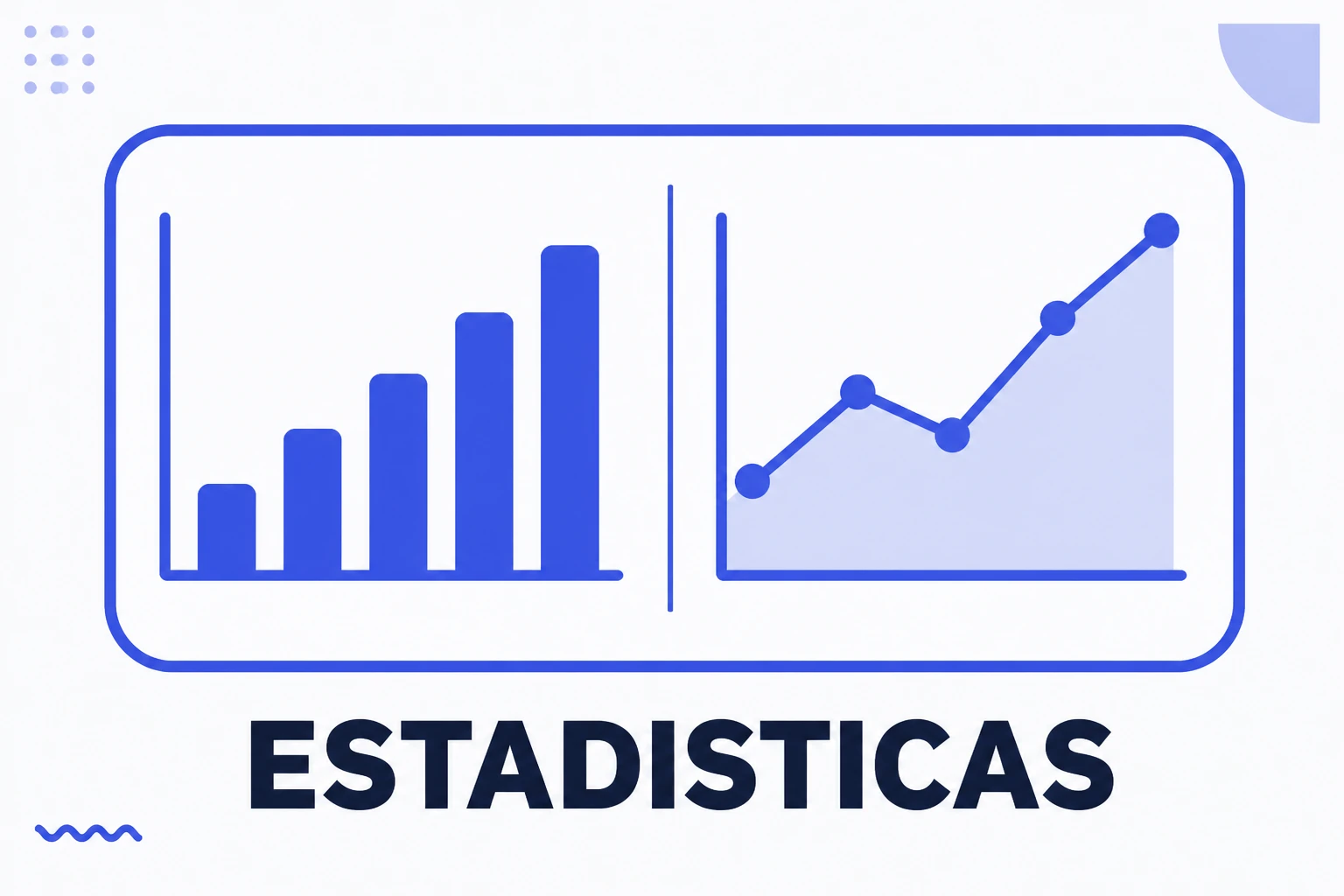 Ilustración del panel de estadísticas de Instagram con gráficos