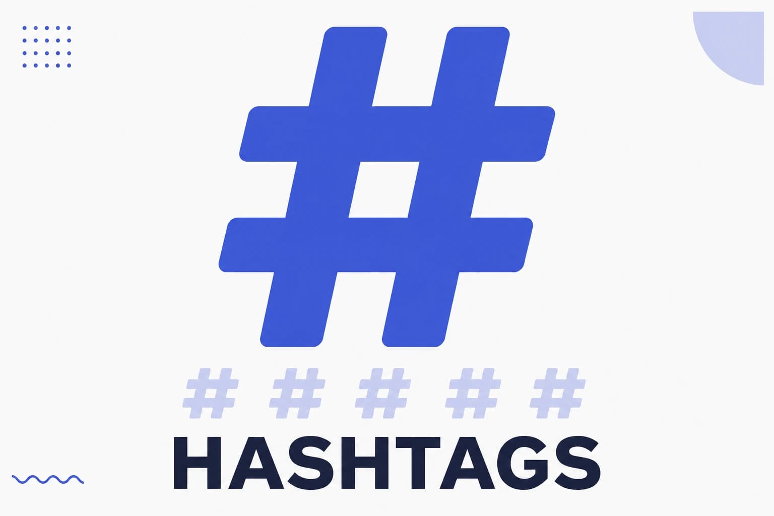 Illustration of the hashtag limit on an Instagram post