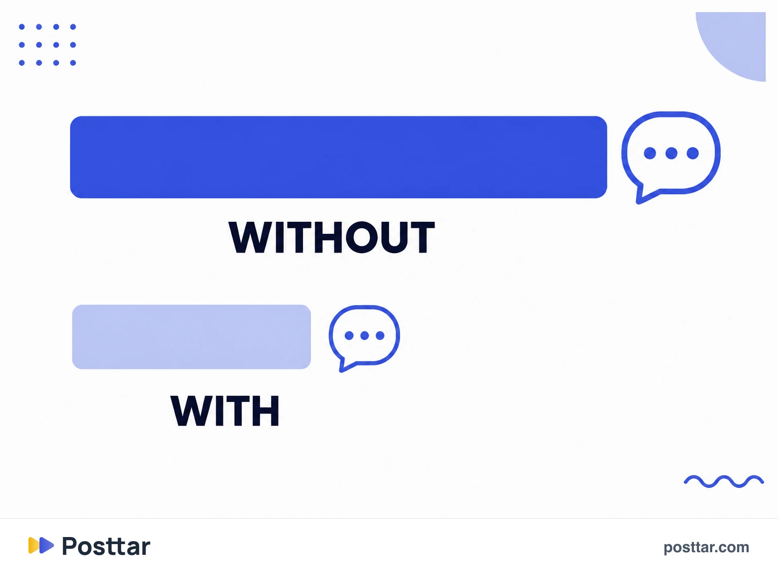 A sales conversation shortened by middle content