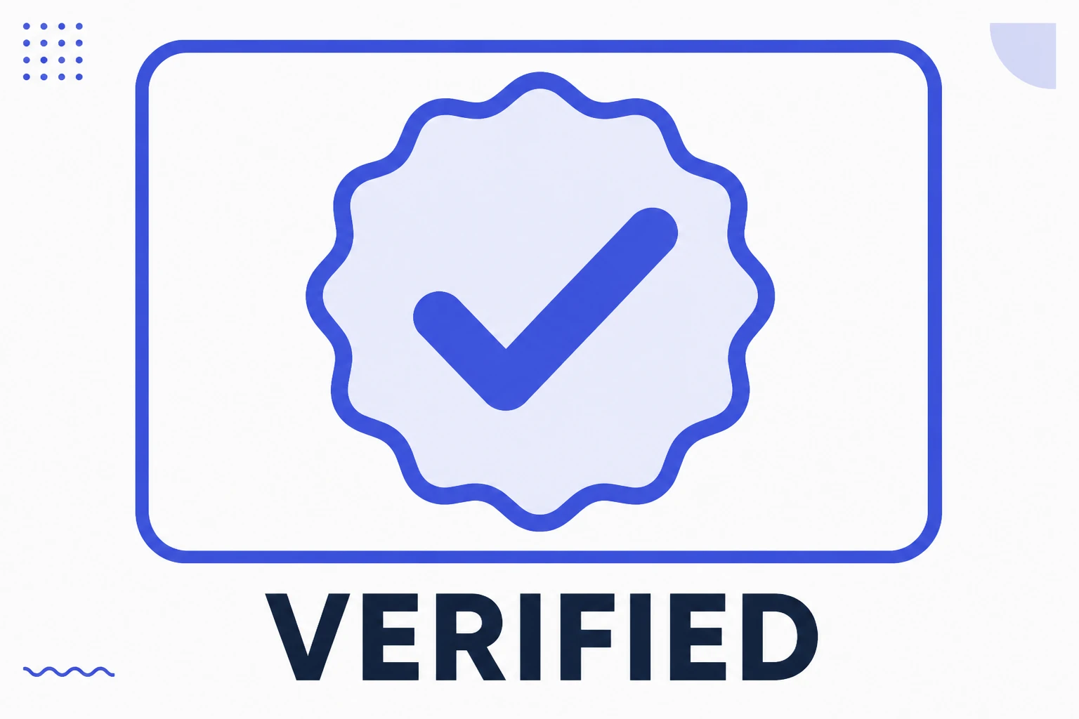Illustration of the Meta Verified verification badge