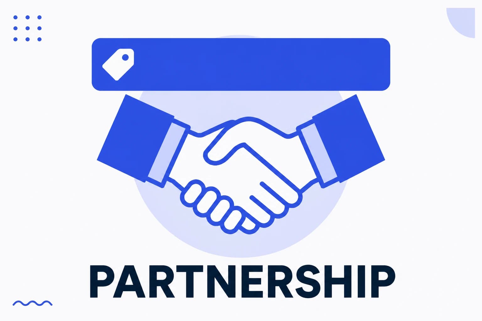 Illustration of a paid partnership, with an advertising label on a post