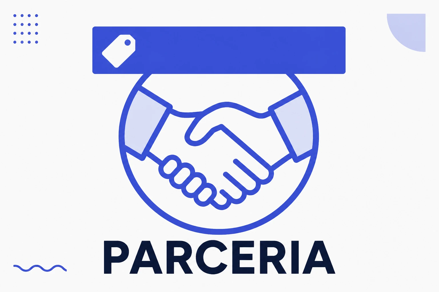 Ilustração de parceria paga, com etiqueta de publicidade em um post