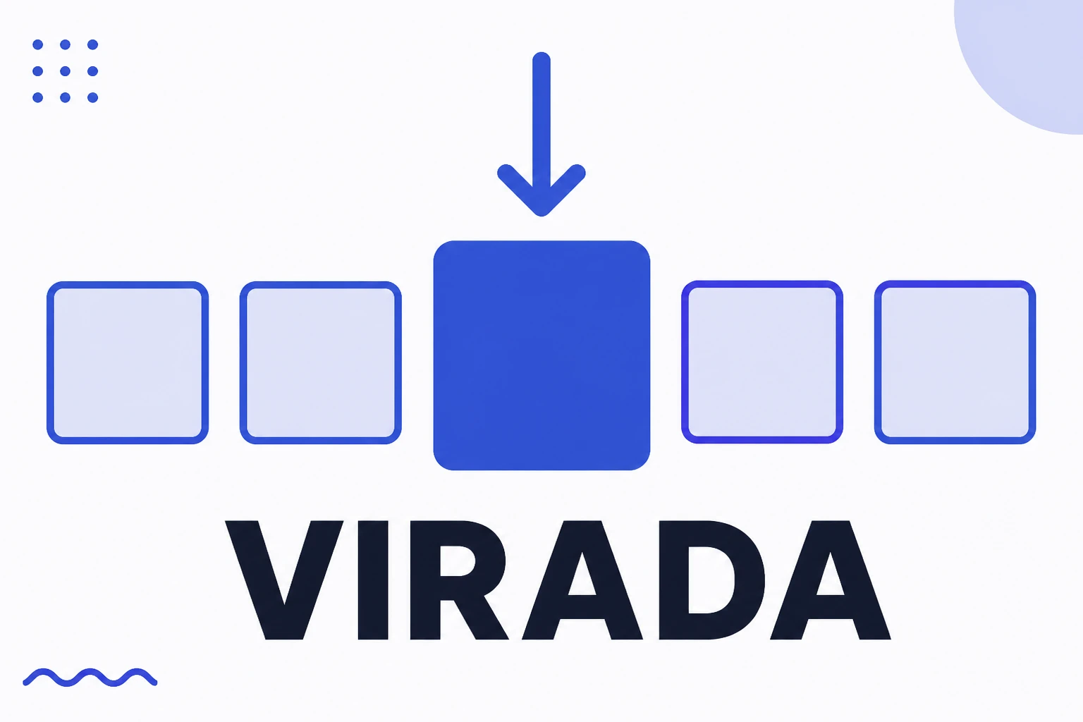 Ilustração de um slide de virada no meio de um carrossel